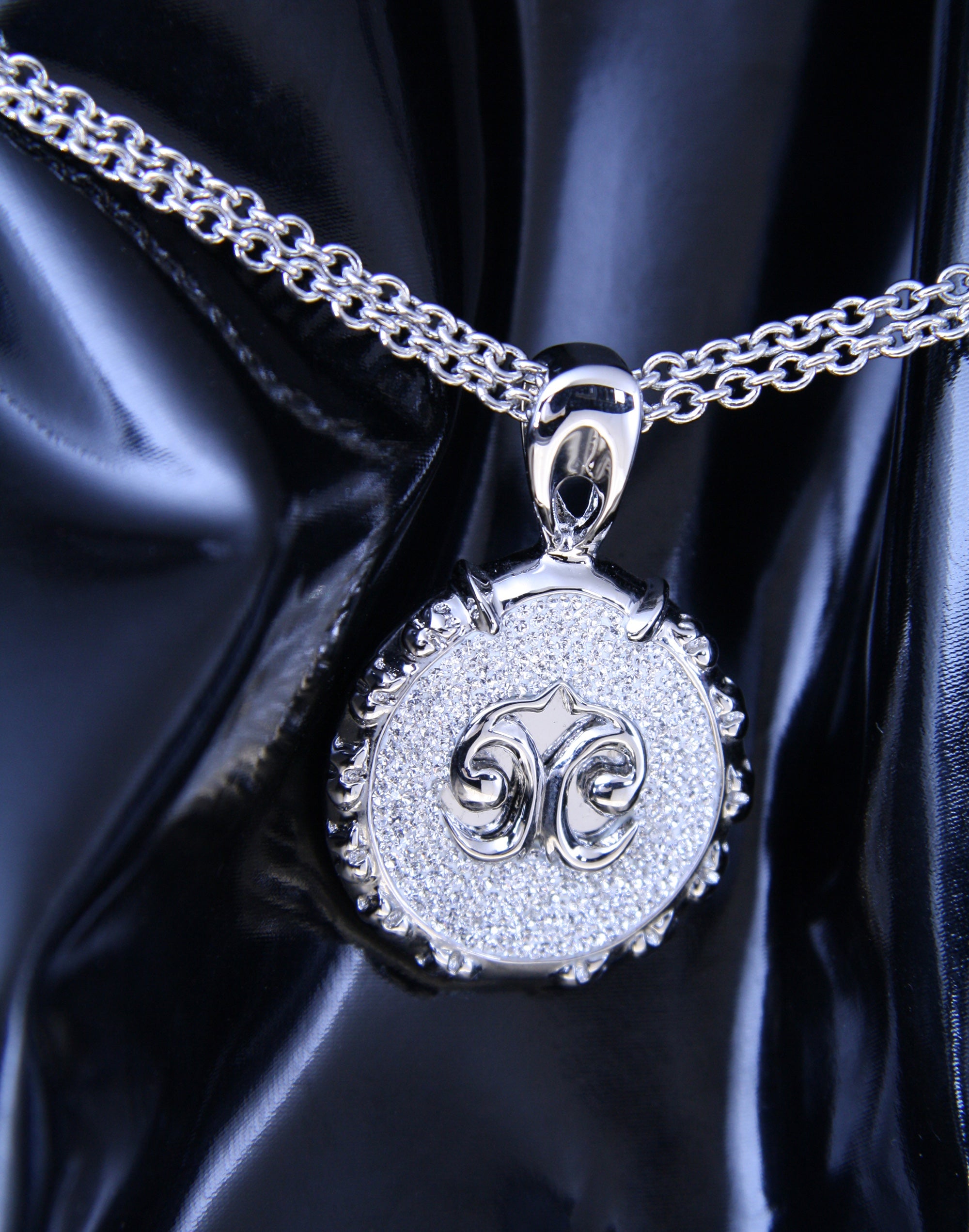 Diamond Princess Medallion Necklace